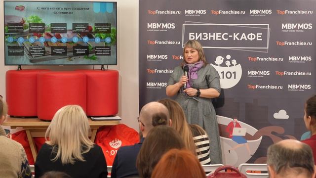 Бизнес-кафе А101. Светлана Левина – руководитель отдела франшизы компании «Мясницкий ряд» смотреть онлайн