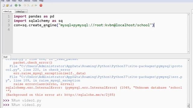 Part 5 How to import and export data between mysql and python pandas смотреть онлайн