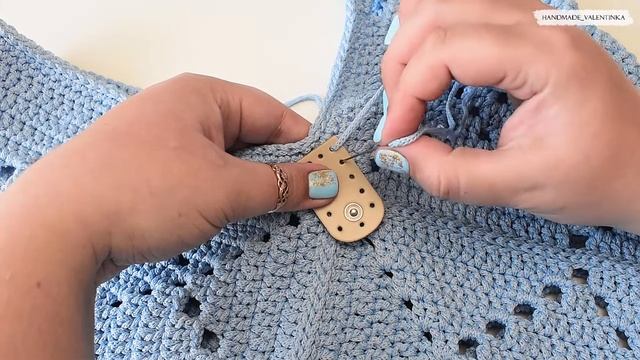 КАК УСТАНОВИТЬ ЗАСТЕЖКУ / УСТАНОВКА ФУРНИТУРЫ НА ВЯЗАНЫЕ СУМКИ смотреть онлайн