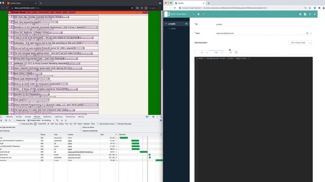 Quick walkthrough for Custom Code Injector Chrome Extension (NO AUDIO) смотреть онлайн