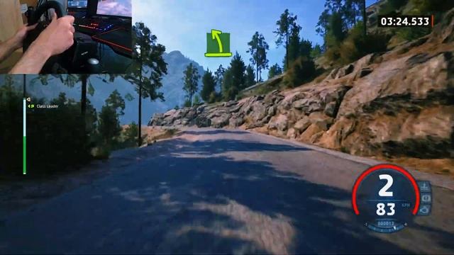 Volkswagen Polo GTI 2017 - EA Sports WRC I Logitech G923 gameplay смотреть онлайн