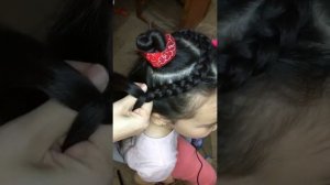 Прическа КОРОНА. Прическа в школу и садик. Косички для девочек. Косички. Лёгкая прическа.