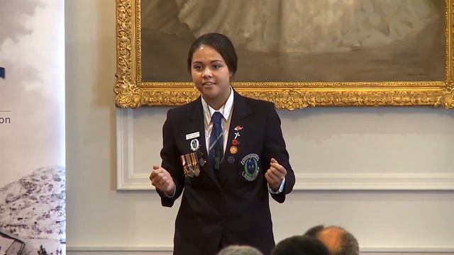 Caitlin Papuni McLellan, winner of the 2015 ANZ RSA Cyril Bassett VC Speech Competition смотреть онлайн