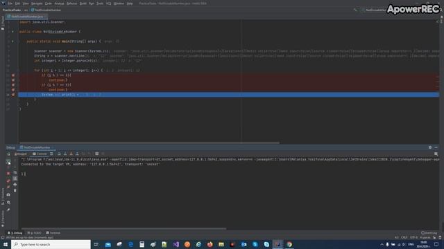 Debug in IntelliJ IDEA Comunity Edition смотреть онлайн