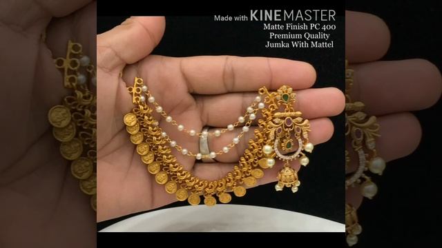 Jhumkhas with side maatal, Latest collections смотреть онлайн