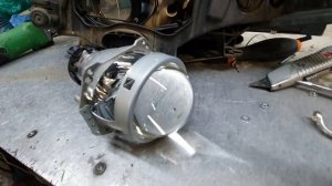 Ford Mondeo. Замена линз на Hella 3R без разбора фар. Линзы клиента с AliExpress. Не рекомендую)
