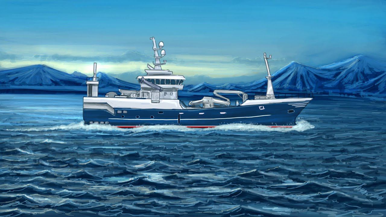 Fishing Barents Sea - промысловая рыбалка #9 В погоне за крабом Переходим на траулер смотреть онлайн