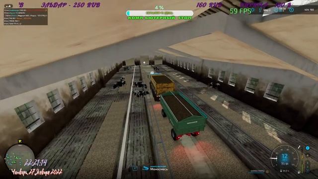 Farming Simulator 22, Русская карта Еленовка версия 0.0.0.6 # 3 игра с подписчиками смотреть онлайн