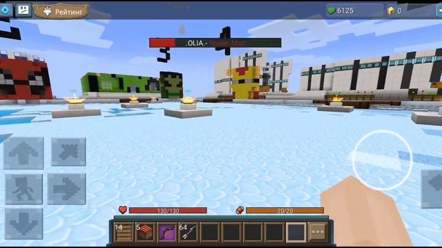 Игра blockman Go за Железного человека смотреть онлайн