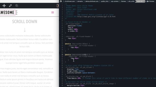How to Create Fixed Slide-in Header in Divi 4 Theme Builder смотреть онлайн