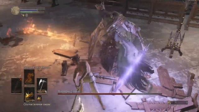 Dark Souls 3 - Понтифик Саливан SL1 без перекатов и получения урона смотреть онлайн