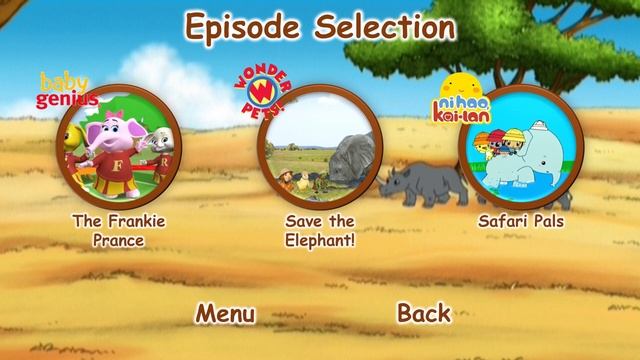 Safari Rescue! DVD Menu смотреть онлайн