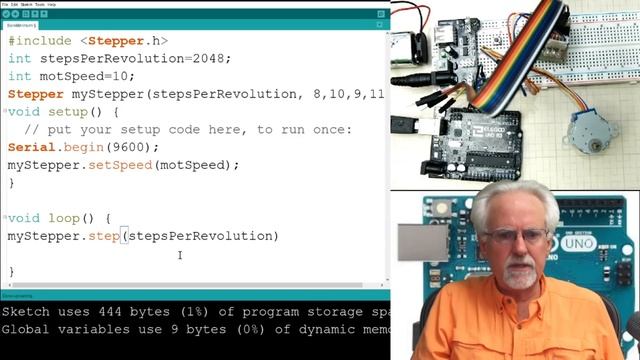 Arduino Tutorial 35: Understanding How to Use a Stepper Motor смотреть онлайн