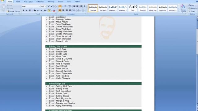 Microsoft excel 2007 Tutorial Series Part 2 Editing Worksheet смотреть онлайн