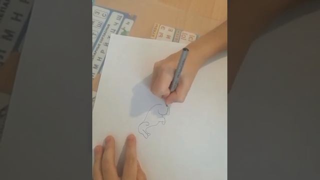 Как нарисовать собаку. смотреть онлайн