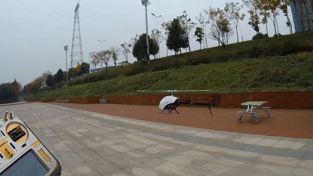 FlyWing FW450 V2 H1 GPS 3D RC Helicopter Flight Testing смотреть онлайн