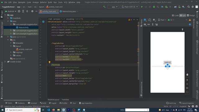 Toggle Button Tutorial in Android Studio | Easy Tutorial | Finegap смотреть онлайн
