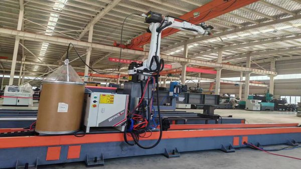 Сварочный робот-роботизированная сварка двутавровой балки чпу