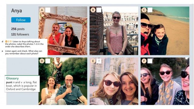 ENGLISH FILE Pre-intermediate - 2B. That's Me In The Picture!  P. 17, Ex.2.15