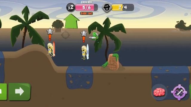 НОВЫЙ ЗОМБИ! ОТКРЫЛ НОВОГО ПЛЯЖНОГО ЗОМБИ в игре zombie catchers смотреть онлайн