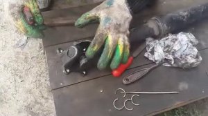 Замена крестовин карданного вала ПРАДО 120 (ч.1 - подготовка и снятие стопорных колец)