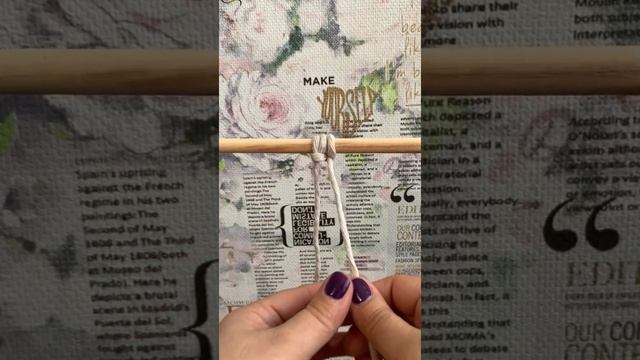 Уроки макраме. Урок 1 смотреть онлайн