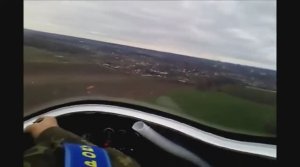 Полет на трехместном автожире Алексанра Винокурова