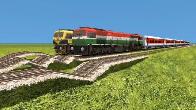 3 TRAINS RUNNING ON RISKY RAILWAY TRACKS| Train Simulator 2022| #gamer #technogamerz #railway #vira смотреть онлайн