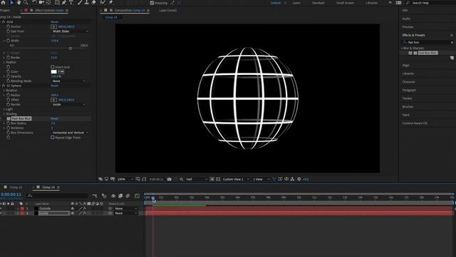 Retro 3D Grid Planet | After Effects Tutorial смотреть онлайн