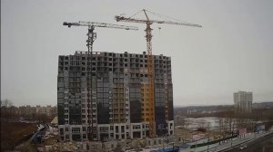 Наращивание башенного крана ZOOMLION.
