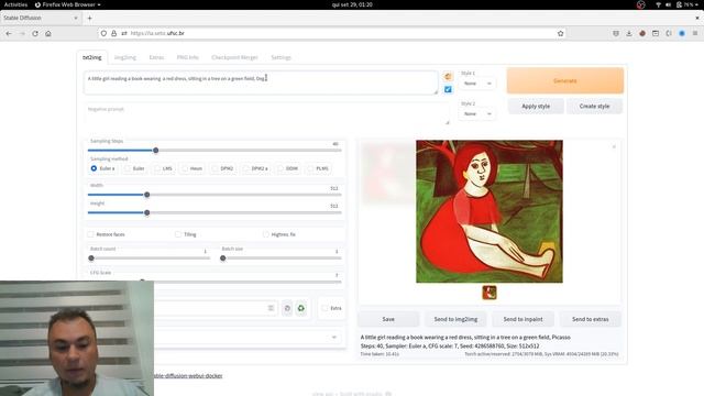 Teste com Stable Diffusion смотреть онлайн