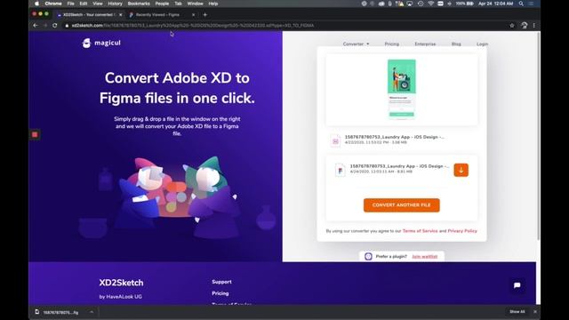 How to convert Adobe XD to Figma using Magicul смотреть онлайн