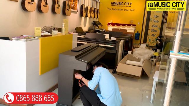 Đập Hộp Cây Đàn Piano Điện Kurzweil M115 tại Music City смотреть онлайн