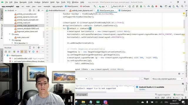 Android - Nested layouts смотреть онлайн