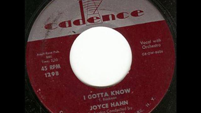 Joyce Hahn - I Gotta Know смотреть онлайн