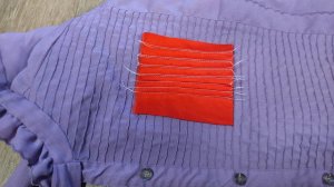 Делаем защипы на ткани двумя способами