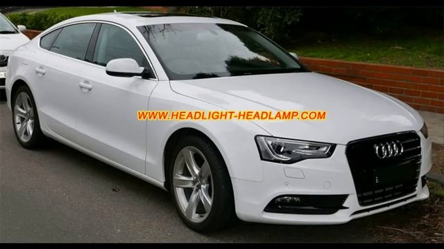 Audi A5 S5 RS5 8T Facelift Headlight Plastic lens Cover Lenses Replacement смотреть онлайн