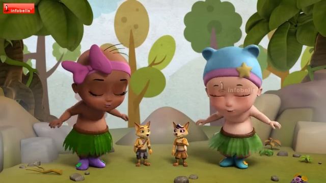 Baby Dance Cartoon Video Jungle Edition | Infobells смотреть онлайн