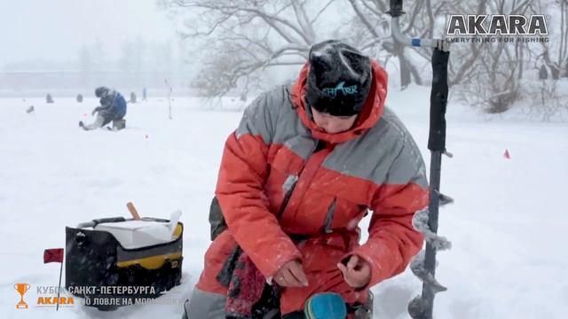 Завершился второй этап соревнований по ловле рыбы на мормышку «Кубок Санкт-Петербурга 2019 Акара» смотреть онлайн