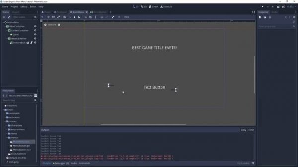How to make MAIN MENU with keyboard focus in Godot 3? Tutorial + Source code
