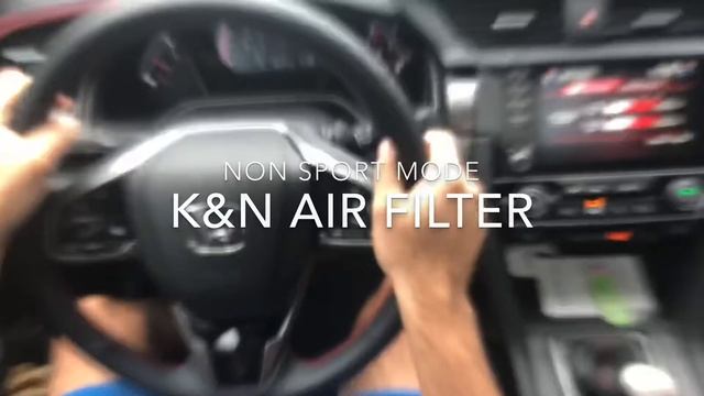 K&N drop in Air Filter vs Stock Air Filter Sound (10th Gen Civic Si) смотреть онлайн