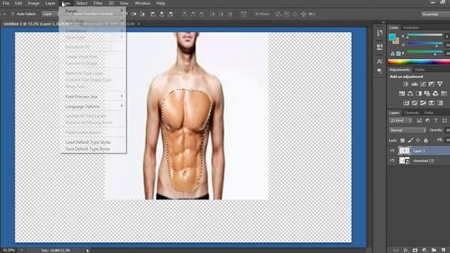 How to make 6-pack in Photoshop CS.6 (tutorial) смотреть онлайн