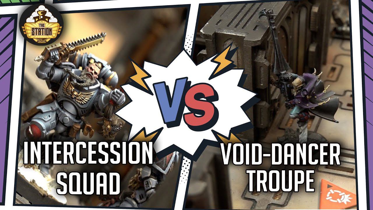 VOID DANCER TROUPE vs INTERCESSION SQUAD I Battlereport I Kill Team смотреть онлайн
