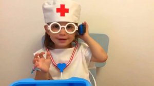 Пять малышек прыгали в кроватке/ Детское Видео/Амина одна за всех