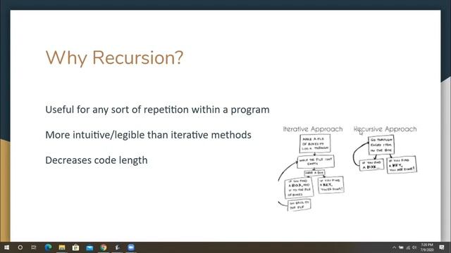Recursion: Introduction to Java 7/9/20 смотреть онлайн