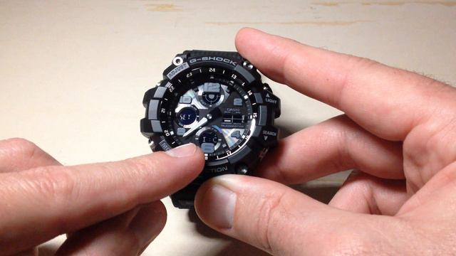 Casio Mudmaster G-Shock: Change The Back Light Time (GSG-100-1)