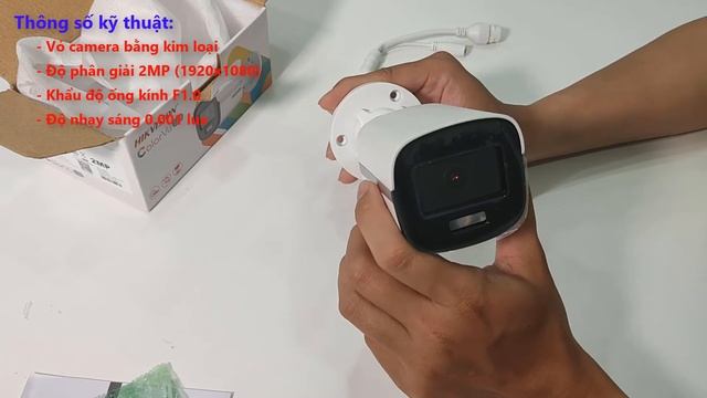 Review camera Hikvision ColorVu Lite DS-2CD1027-LU смотреть онлайн