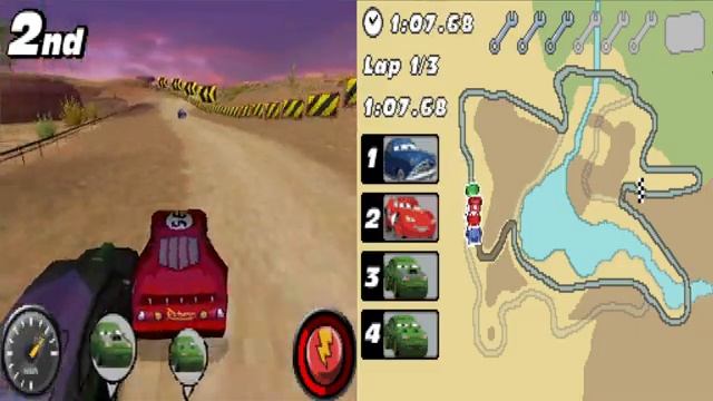 Cars Race-O-Rama DS Story Mode FIRST TIME PLAYING! смотреть онлайн
