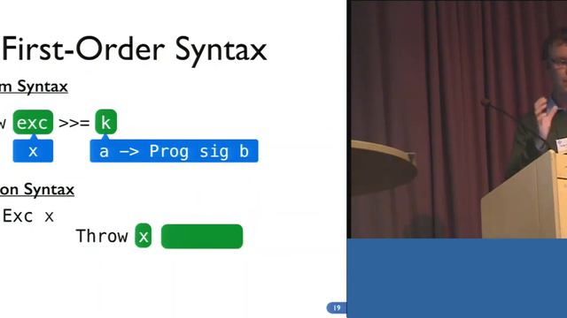 Haskell 2014: Effect Handlers in Scope, Tom Schrijvers смотреть онлайн