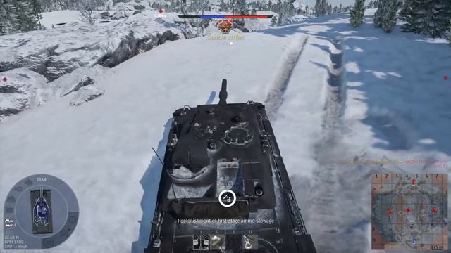 How To Stop Soviet March - TAM 2C & Leopard 2K (War Thunder) смотреть онлайн